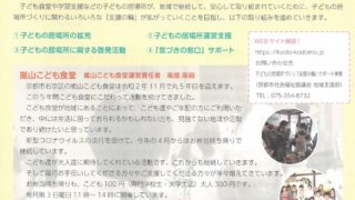 第６２回嵐山こども食堂開催